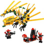 Ninjagoed Marvel Golden Dragon Building Blocks